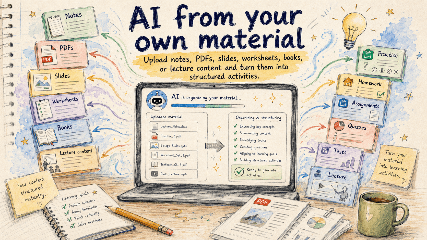 AI from your own material feature preview