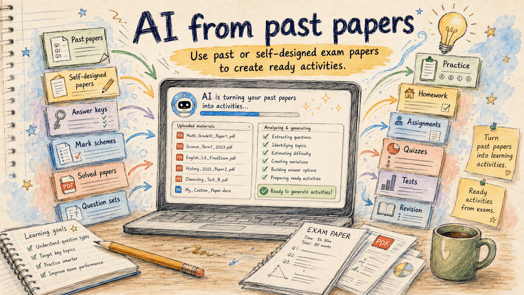 AI from past papers feature preview